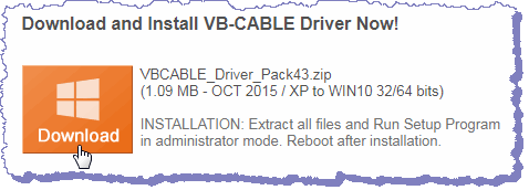  VB-CABLE Driver